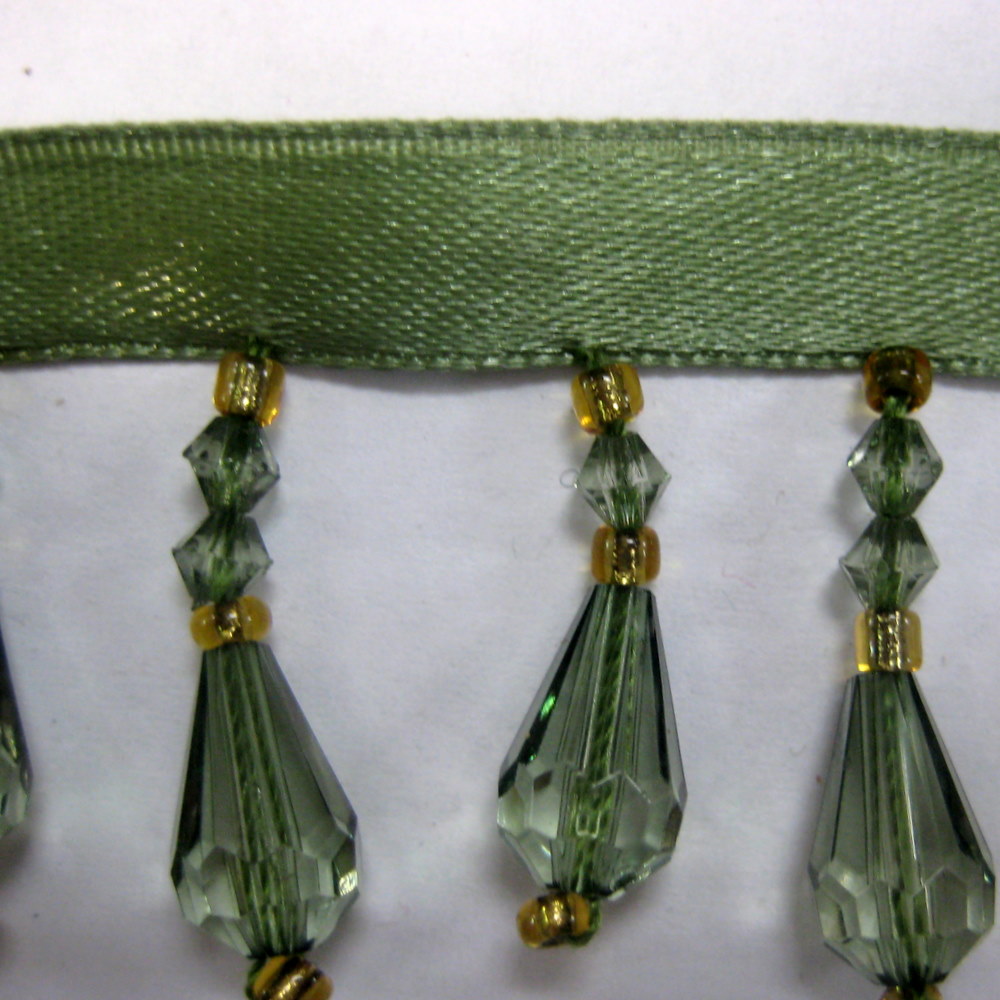 GLASS BEADED FRINGE GLASS BEADED FRINGE